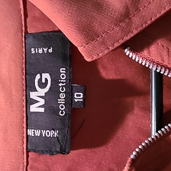 WOMANS MG COLLECTION NEW YORK PARIS DRESS CINNAMON COLOR  SIZE 10 - Picture 9 of 9